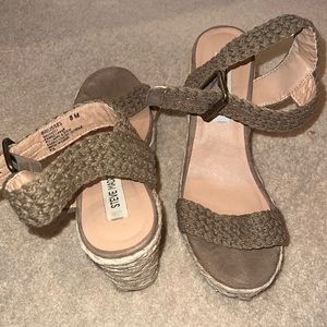 Steve Madden wedged espadrilles